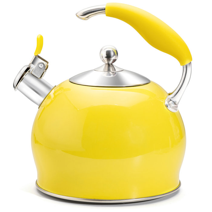 SUSTEAS 3 Quarts Whistling Stovetop Tea Kettle & Reviews Wayfair